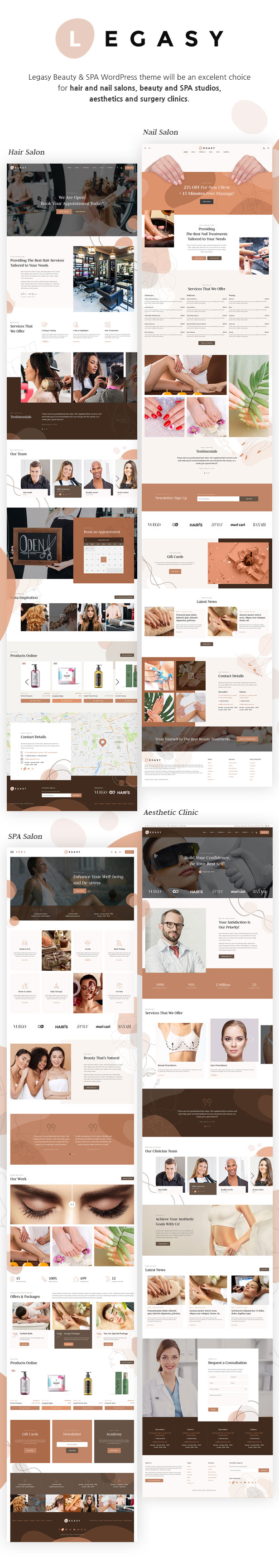 Legasy – Beauty & Spa WordPress-Thema – 1