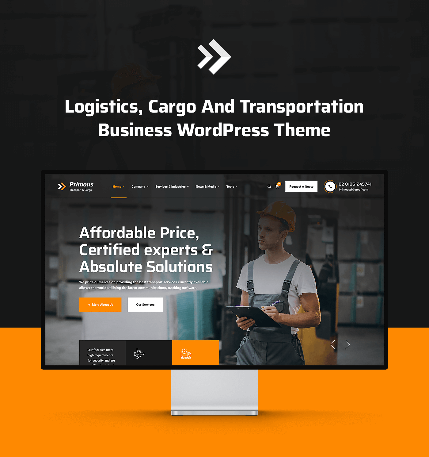 Primous – WordPress-Theme für Logistik, Fracht und Transport – 4