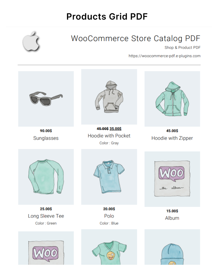 WooCommerce Store-Katalog PDF - 1