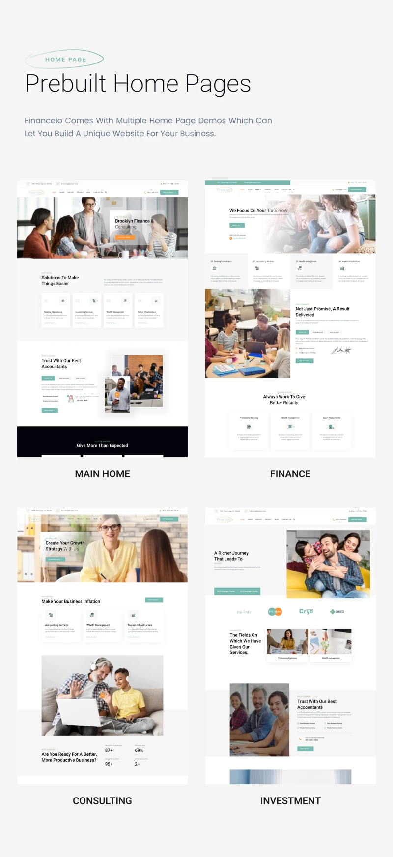 Finanzen |  Beratung zum WordPress-Theme – 7