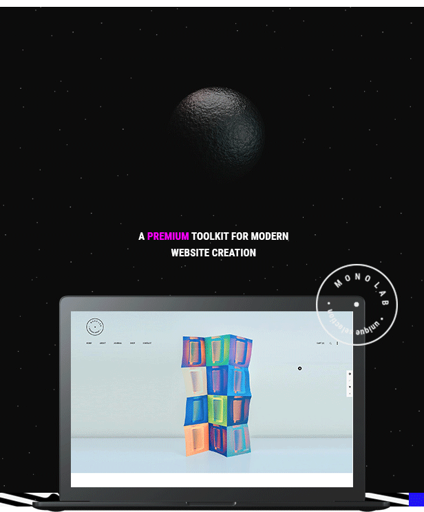 Monolab – Kreatives Portfolio-Thema – 2