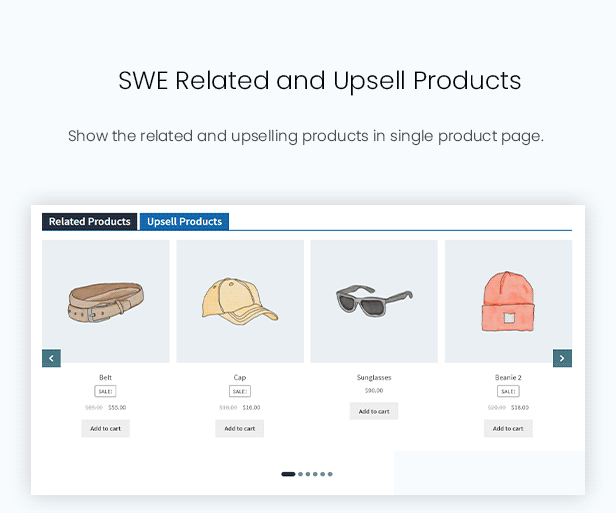 Verwandtes und Upsell-Produkt-Slider-Widget in Woo Elements – Elementor-Add-ons für das WooCommerce-WordPress-Plugin