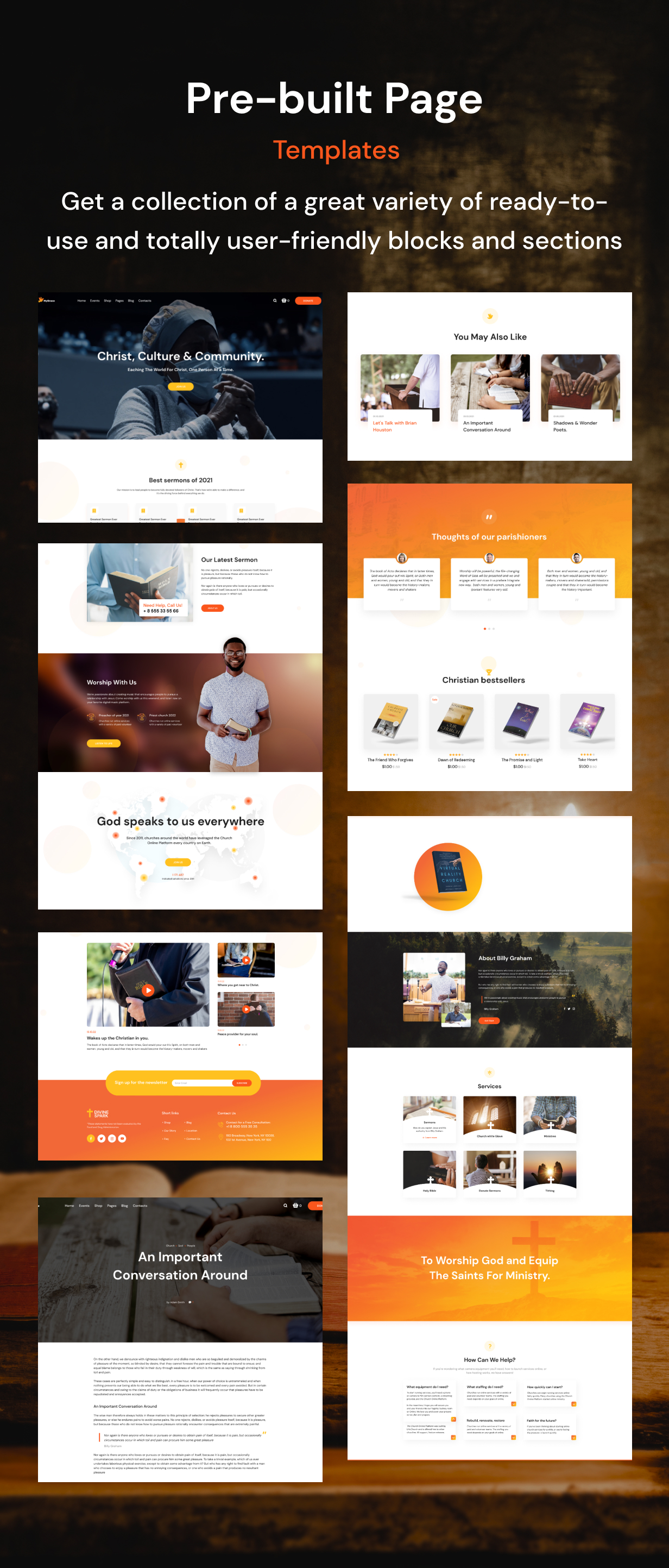 WordPress-Theme für Kirchen und Wohltätigkeitsorganisationen