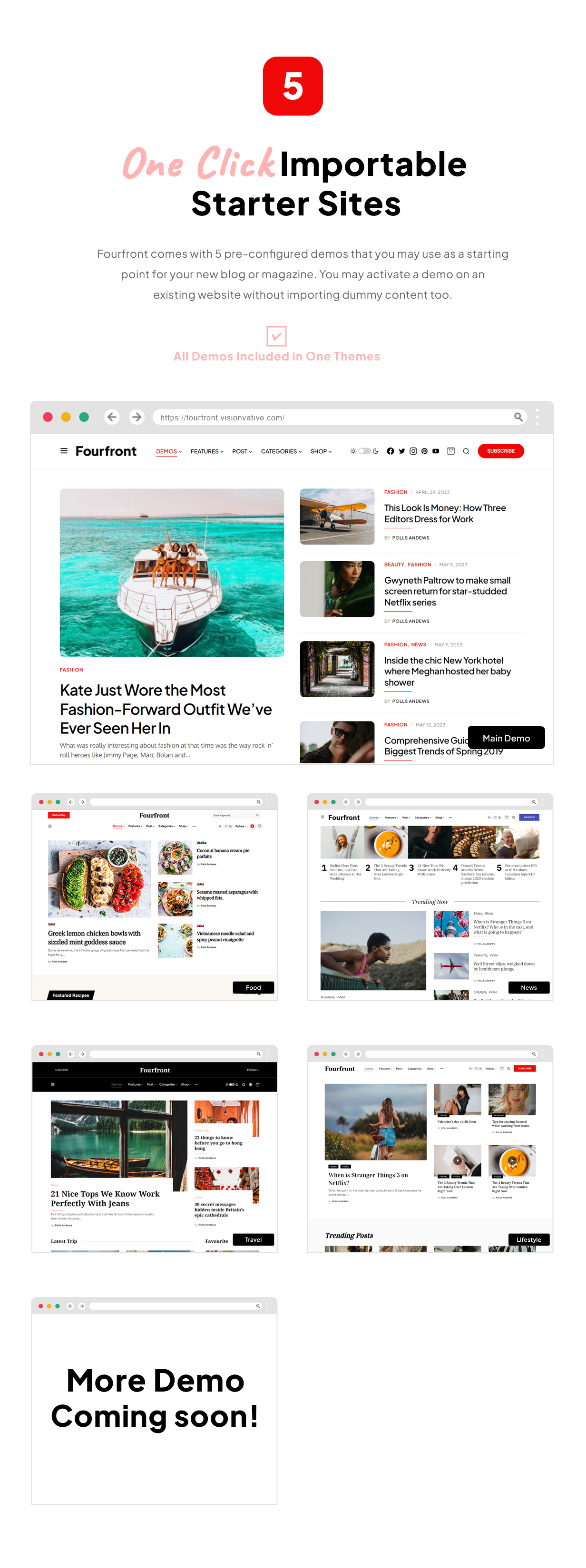 Fourfront - Modern News & Magazine WordPress Theme with Dark Mode - 2