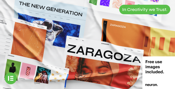 Zaragoza - Creative Portfolio WordPress Vorlage