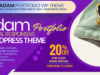 ADAM – Minimales responsives Portfolio-WordPress-Vorlage