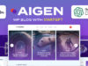 Aigen – KI-inspiriertes WordPress-Blog-Vorlage