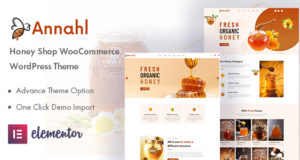 Annahl – WordPress-Template für den Bio- und Honigladen
