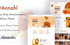 Annahl – WordPress-Template für den Bio- und Honigladen