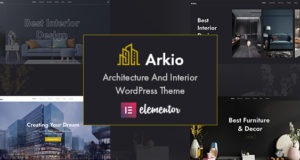 Arkio – WordPress-Template für Architektur und Inneneinrichtung