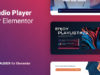 Audier – Audioplayer mit Controls Builder für Elementor