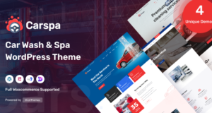 Carspa – WordPress-Layout für Autowäsche und -reinigung
