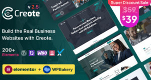 Creote – WordPress-Template für Unternehmen und Beratung