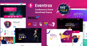 Eventrox – WordPress-Vorlage für Konferenzen und Veranstaltungen