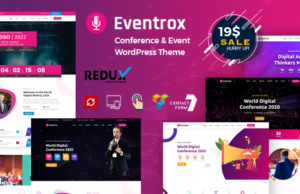 Eventrox – WordPress-Vorlage für Konferenzen und Veranstaltungen