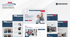Finconsult – Elementor-Vorlagenkit für Finanzberatung