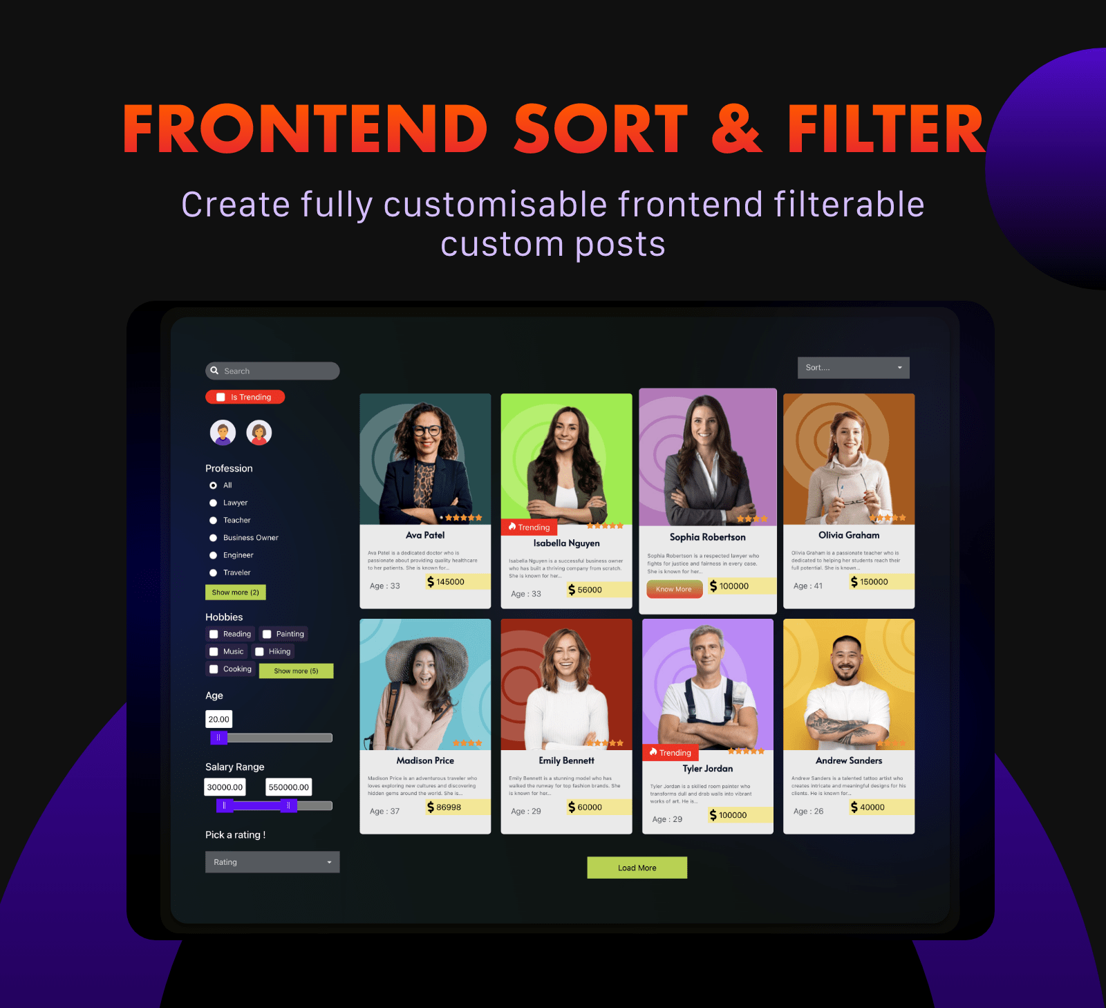 GridBuilder X – Filterbarer Frontend-Elementor-Post-Grid-Builder – 2