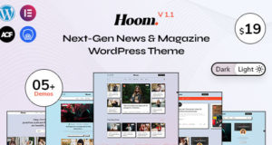 Hoom – WordPress-Vorlage für Nachrichten und Zeitschriften