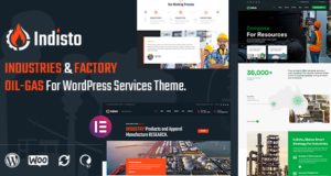 Indisto – WordPress-Template für Industrie und Fertigung
