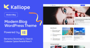 Kalliope – Modernes Blog-WordPress-Layout