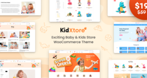 KidXtore – WooCommerce-Vorlage für Babyshop und Kinderladen