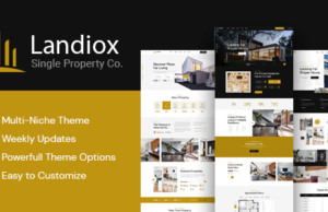 Landiox – WordPress-Template für einzelne Eigenschaften