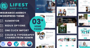 Lifest – WordPress-Vorlage für Versicherungsagenturen