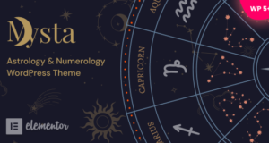 Mysta – WordPress-Layout für Astrologie und Numerologie