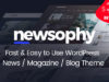 Newsophy – Schnelles und einfach zu verwendendes WordPress-News- und Blog-Template