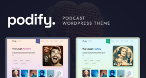 Podify – Podcast-WordPress-Layout