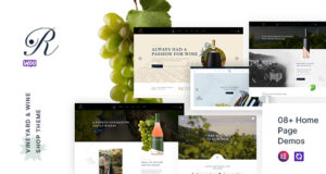 Rummen – Weinladen-WordPress-Vorlage