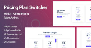 Ultimatives Preisplan-Switcher-Add-on für Elementor