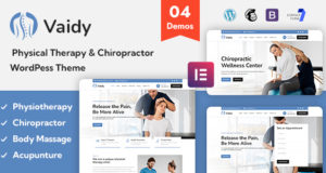 Vaidy – WordPess-Layout für Physiotherapie und Chiropraktiker
