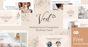 Veil – WordPress-Vorlage für Hochzeitsveranstaltungen und Fotografen