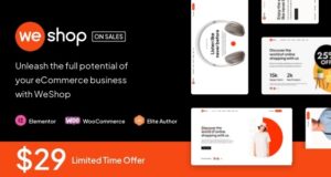 WeShop - Multipurpose WooCommerce Vorlage