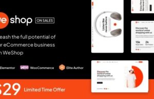 WeShop – Multipurpose WooCommerce Vorlage