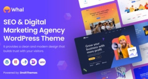 Whal – WordPress-Template für digitales Marketing und SEO