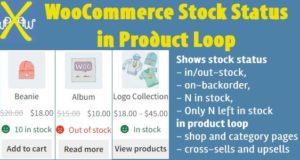 WooCommerce-Bestandsstatus in der Produktschleife