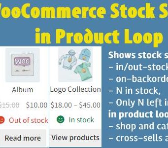 WooCommerce-Bestandsstatus in der Produktschleife