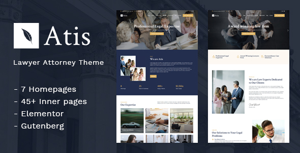 Rechtsanwälte Elementor WordPress Theme 