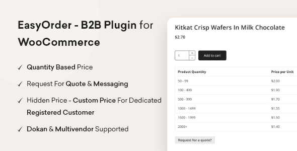 EasyOrder – B2B-Plugin für WooCommerce