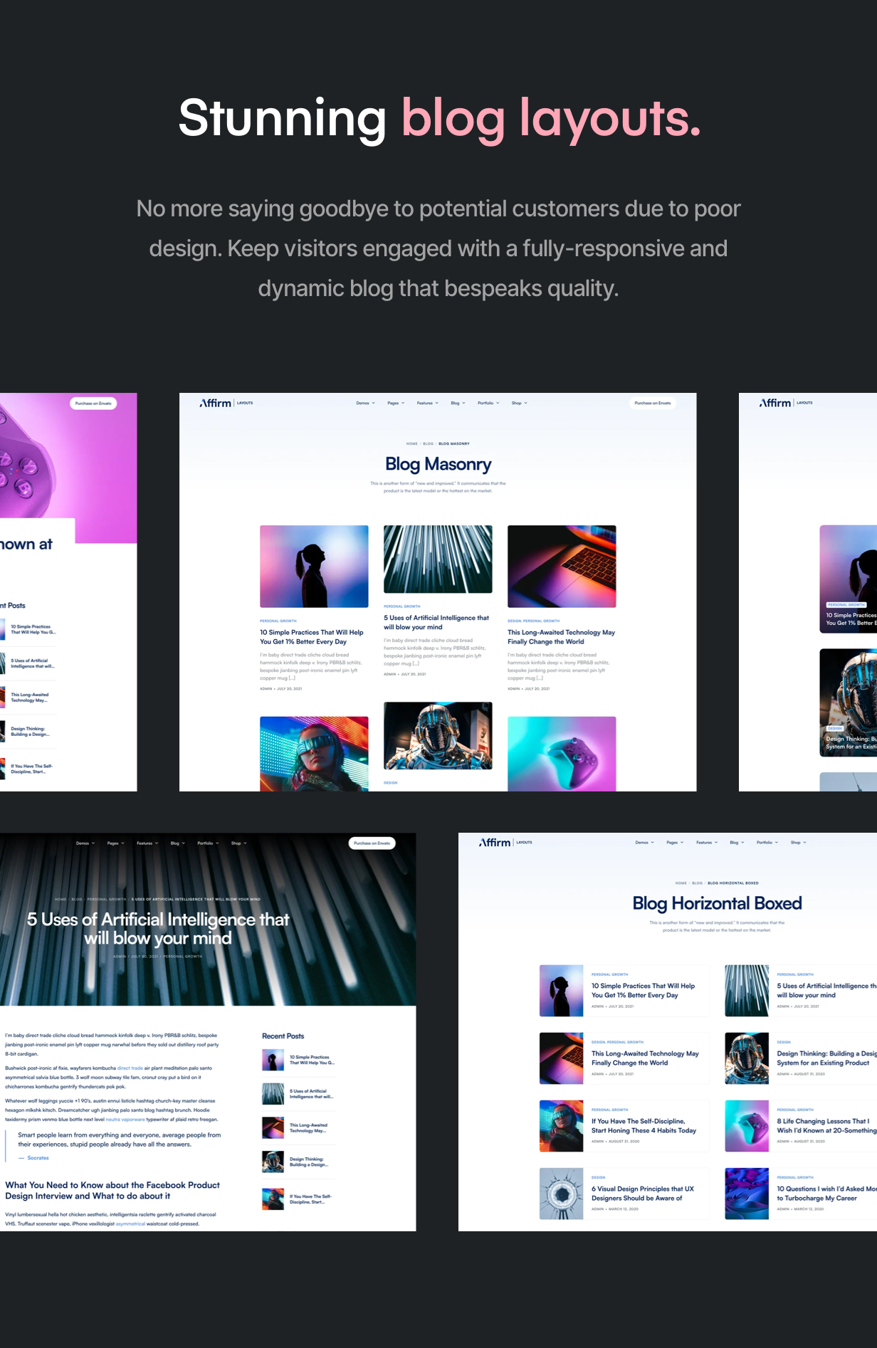 Blog Layouts