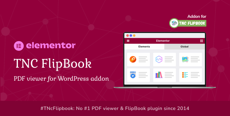 Elementor – TNC FlipBook – PDF-Viewer für WordPress Addon