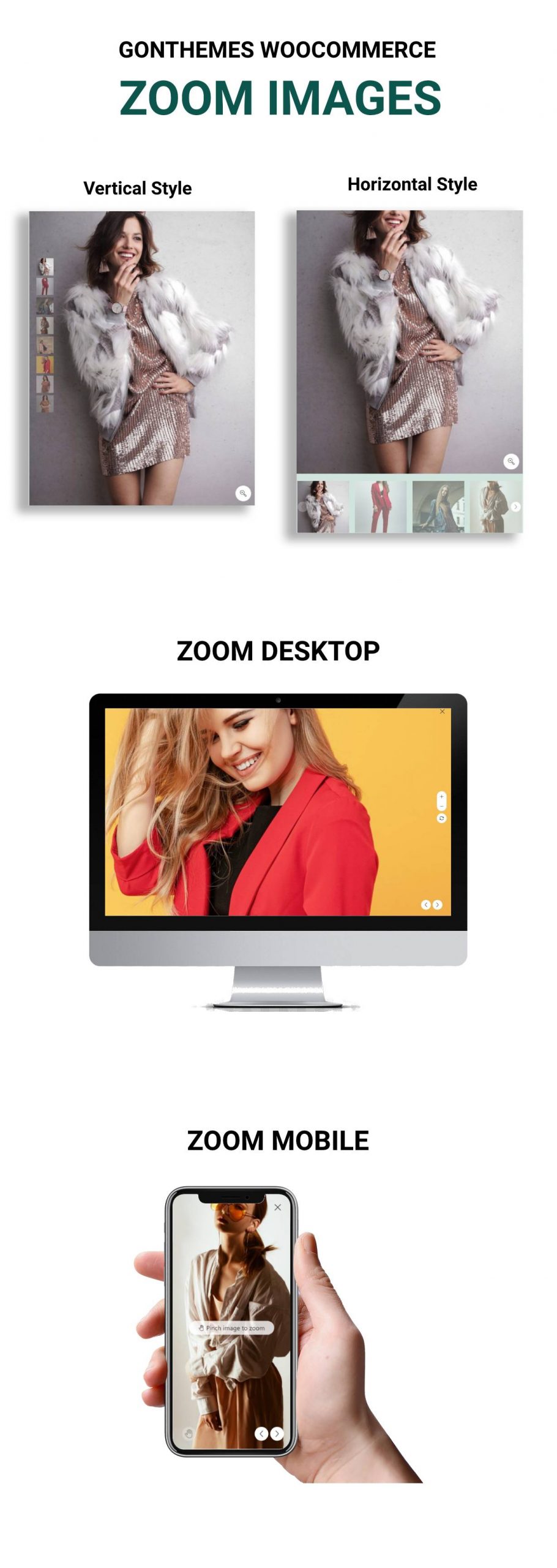 GonThemes WooCommerce-Zoombild für WordPress und WooCommerce