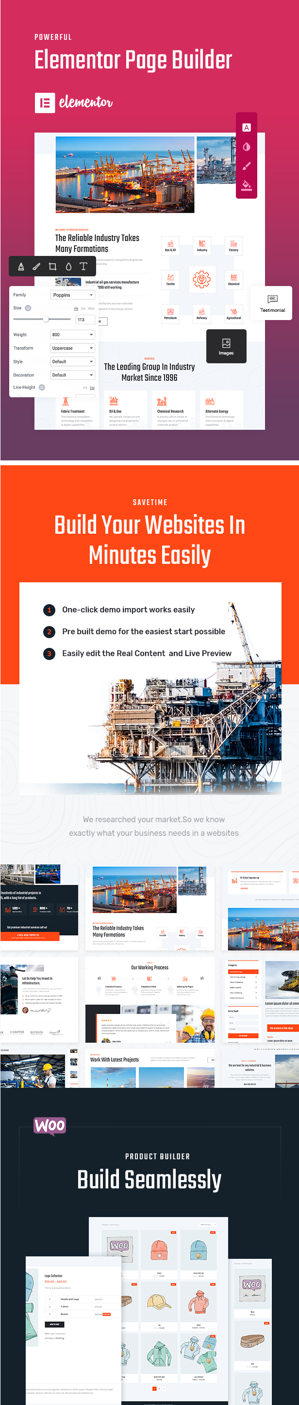 Branchen und Fabrik-WordPress-Theme