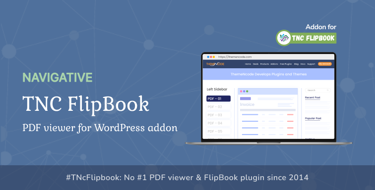 Navigativ – TNC FlipBook – PDF-Viewer für WordPress Addon