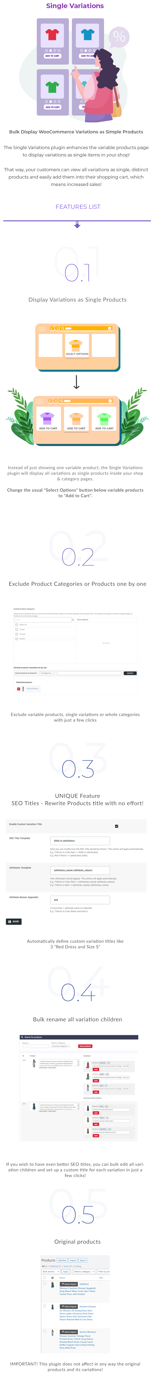 Massenanzeige von WooCommerce-Variationen als einfache Produkte – 2