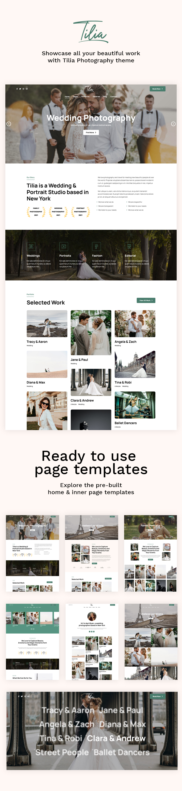 Tilia – Fotografie-Portfolio-WordPress-Theme – 1