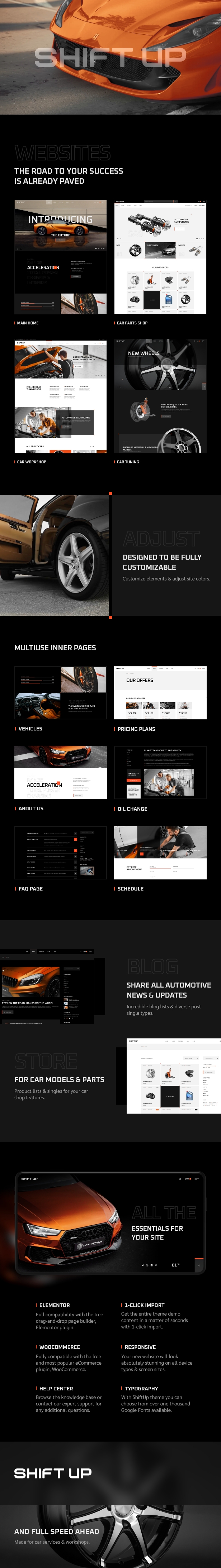 ShiftUp – Autoreparatur- und Autoservice-Thema – 2