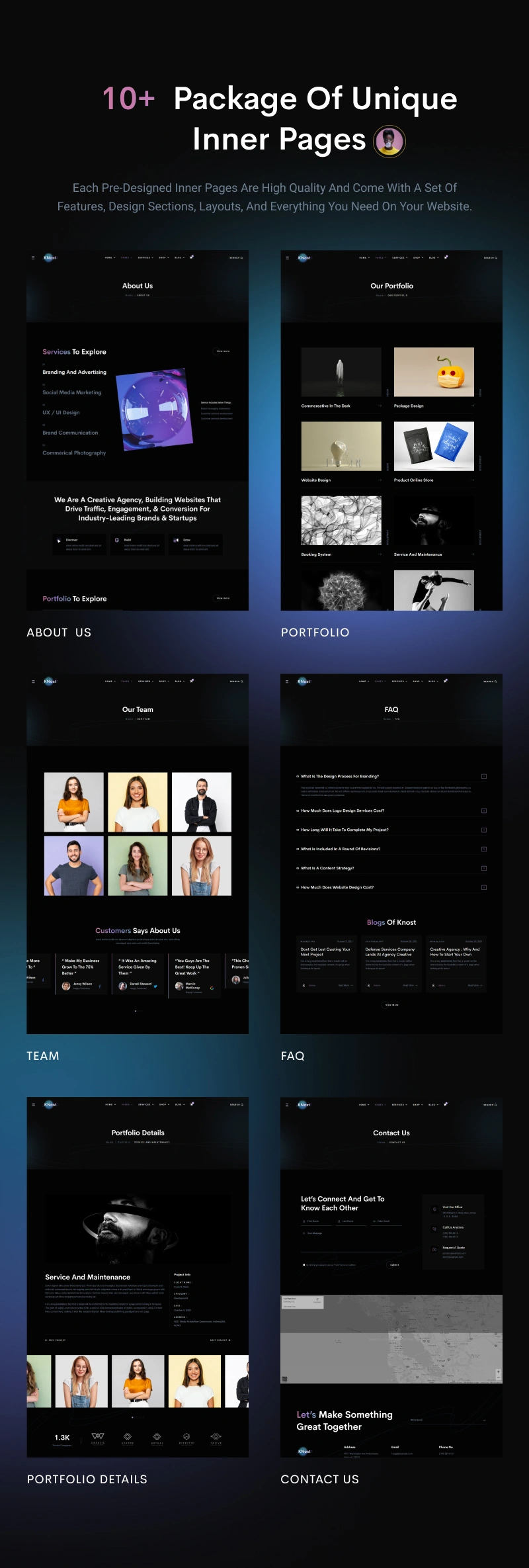 Knost – WordPress-Theme für Kreativagentur und Portfolio – 9